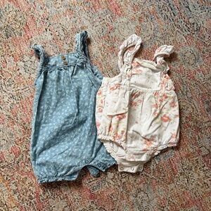 12m Carter’s rompers